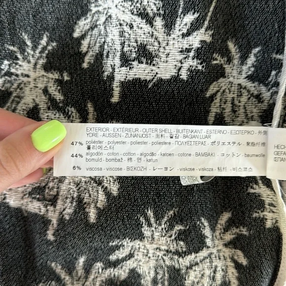 Zara Palm Tree Blazer - Size S - Picture 6 of 7